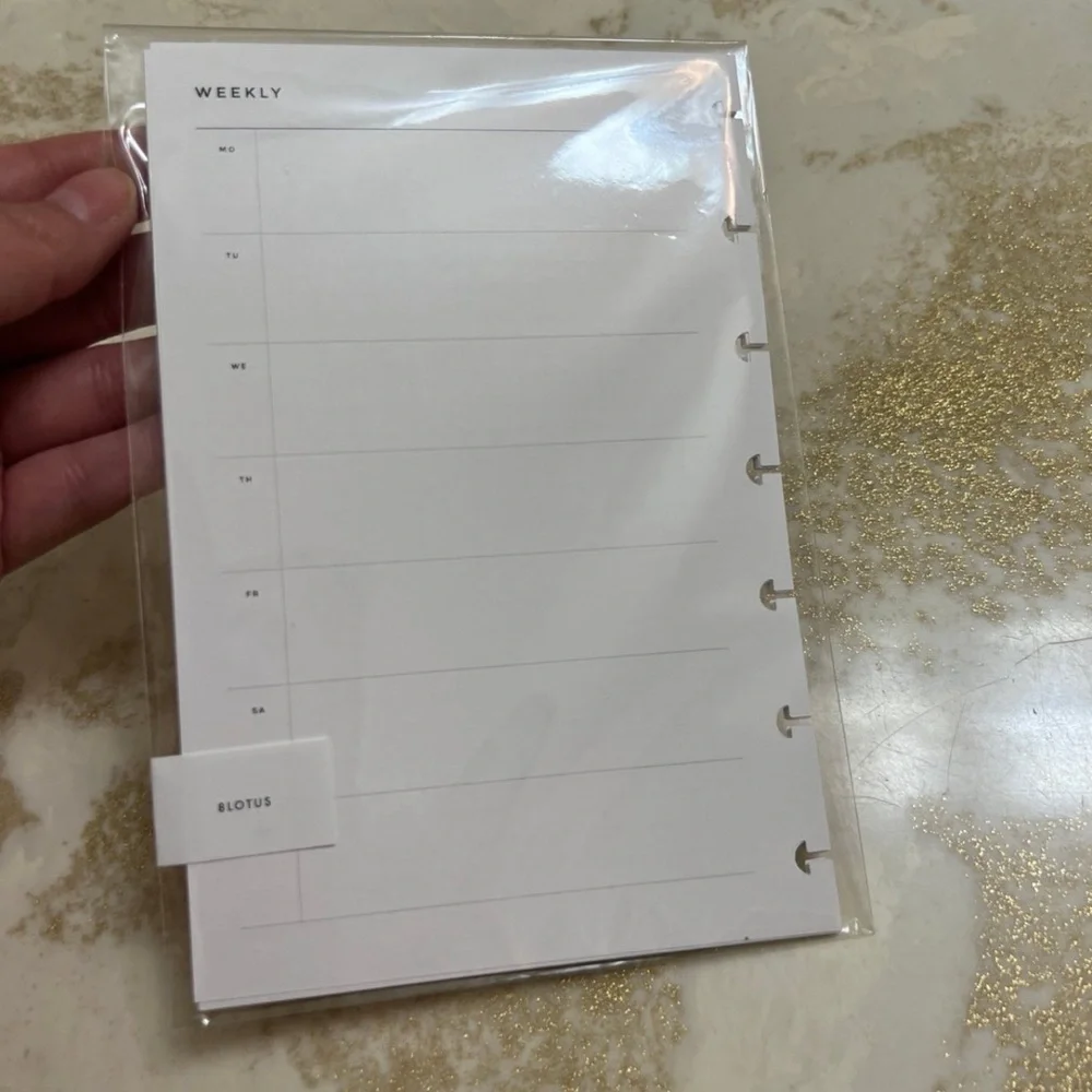 8lotus Weekly Horizontal & Grid Planner Inserts